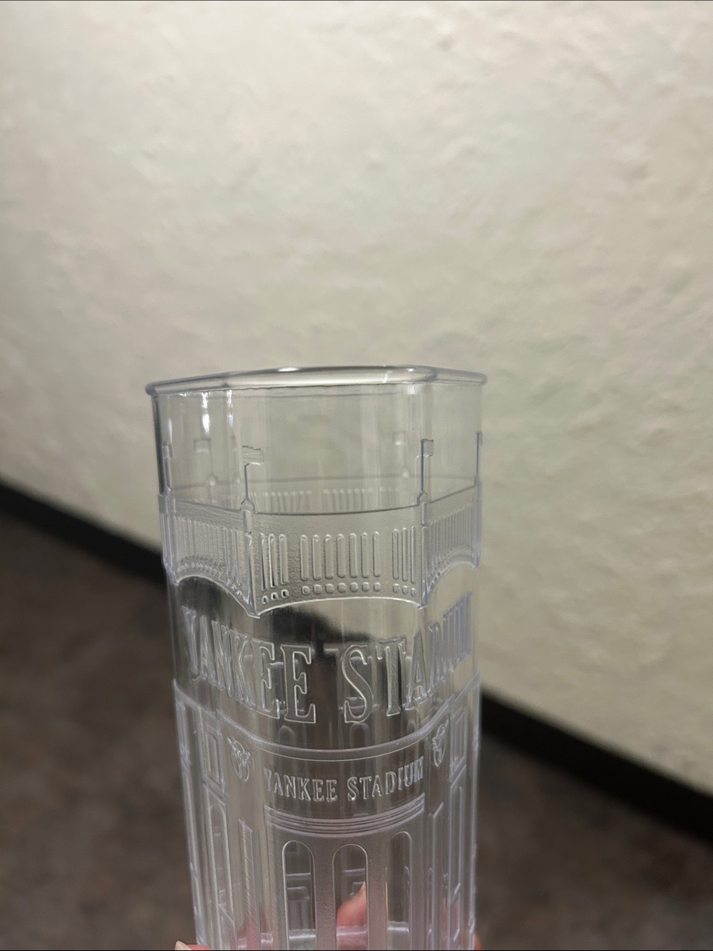 YANKEE STADIUM 2026 Clear Souvenir Tumblers 2 PIECE SET FRESH QUICK NYC SHIPPING